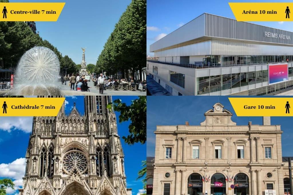 Forum Graphic Magnifique T2 Spacieux Au Centre Реймс Экстерьер фото